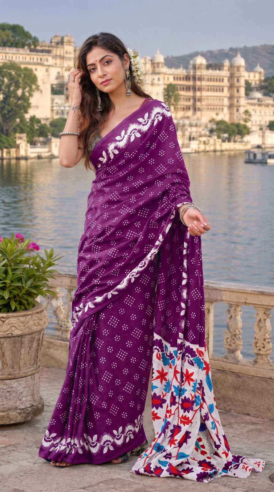 Pure Cotton Designer Saree