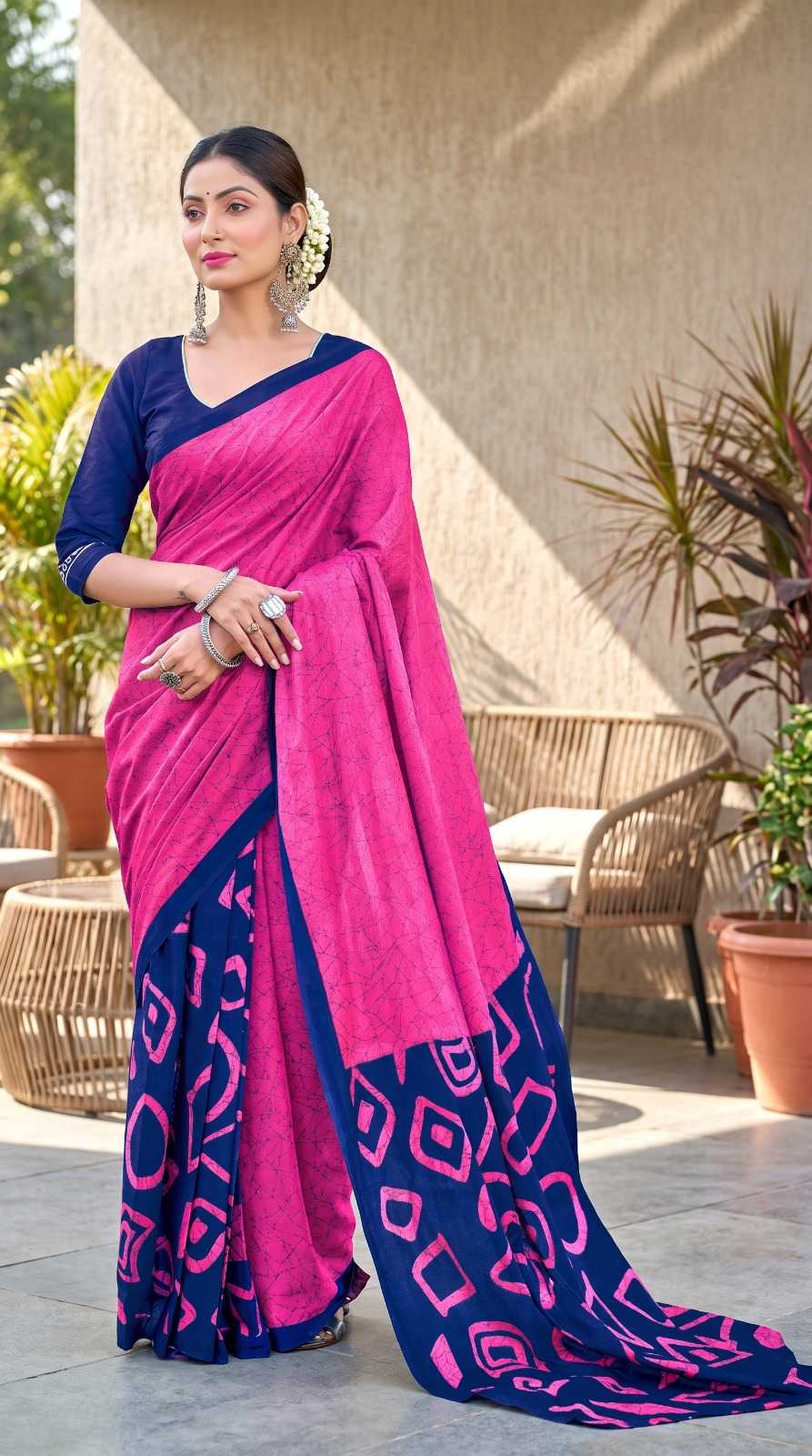 Pure Cotton Printed Saree