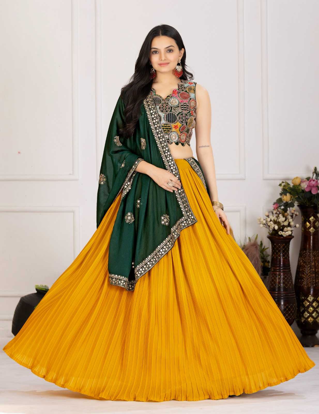 Faux Georgette Designer Lehenga