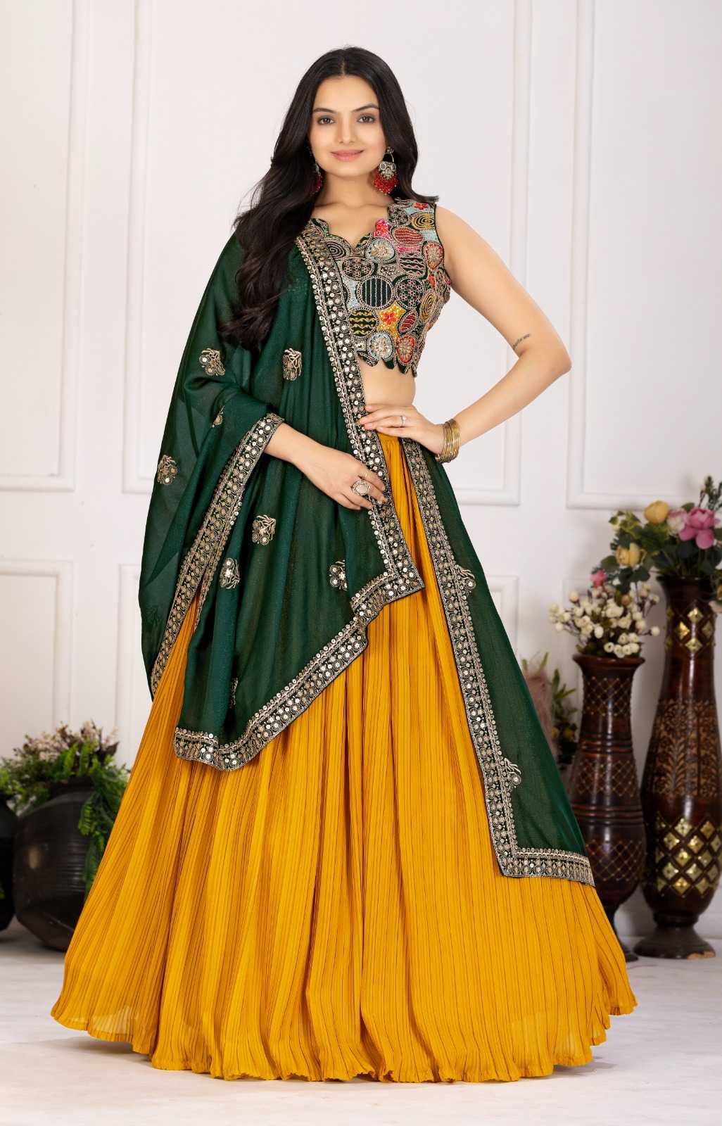 Faux Georgette Designer Lehenga