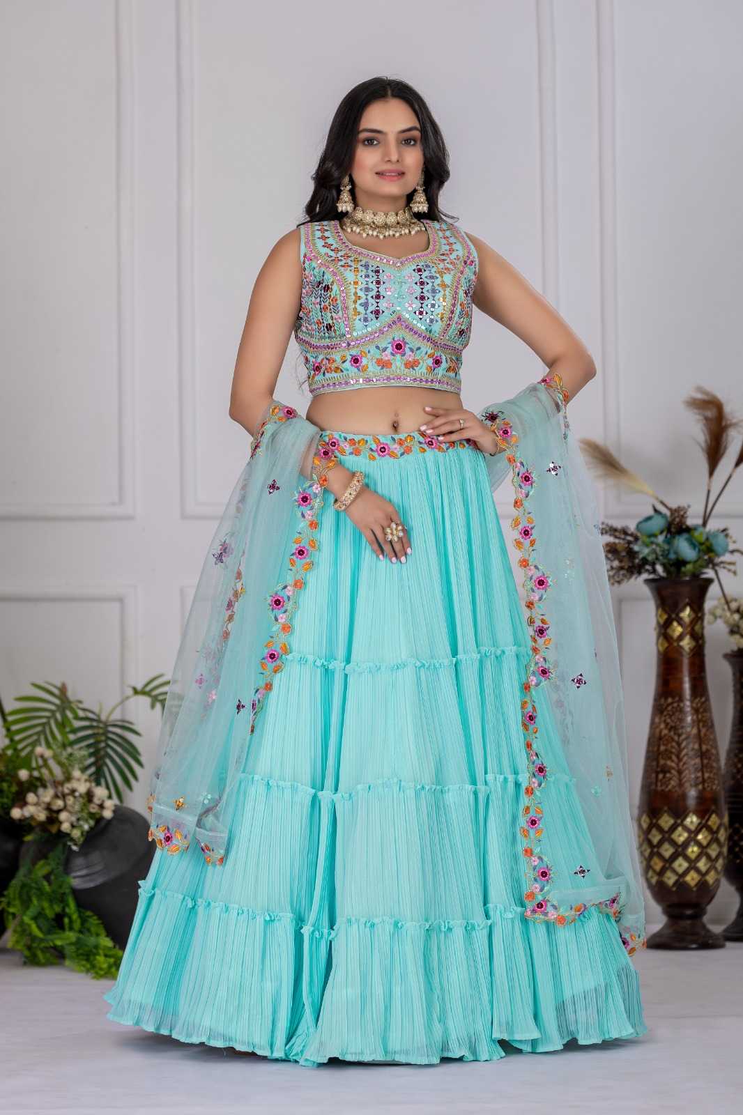 Embroidered Lehenga
