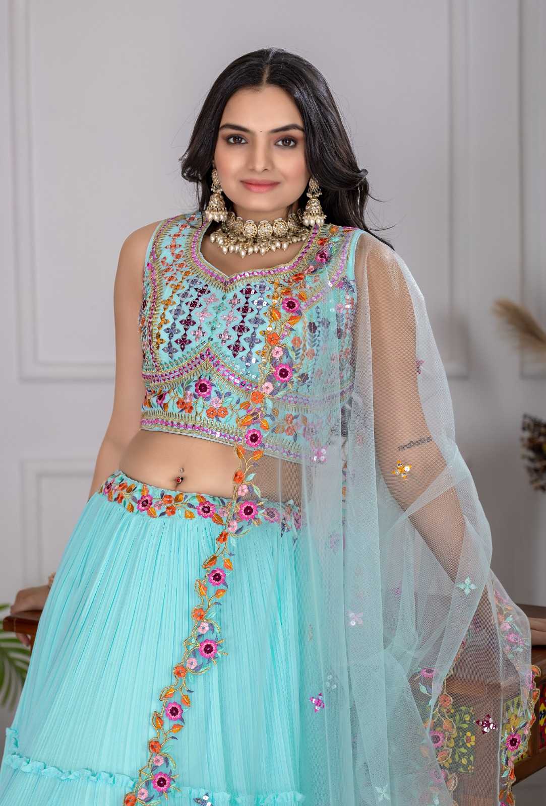Embroidered Lehenga