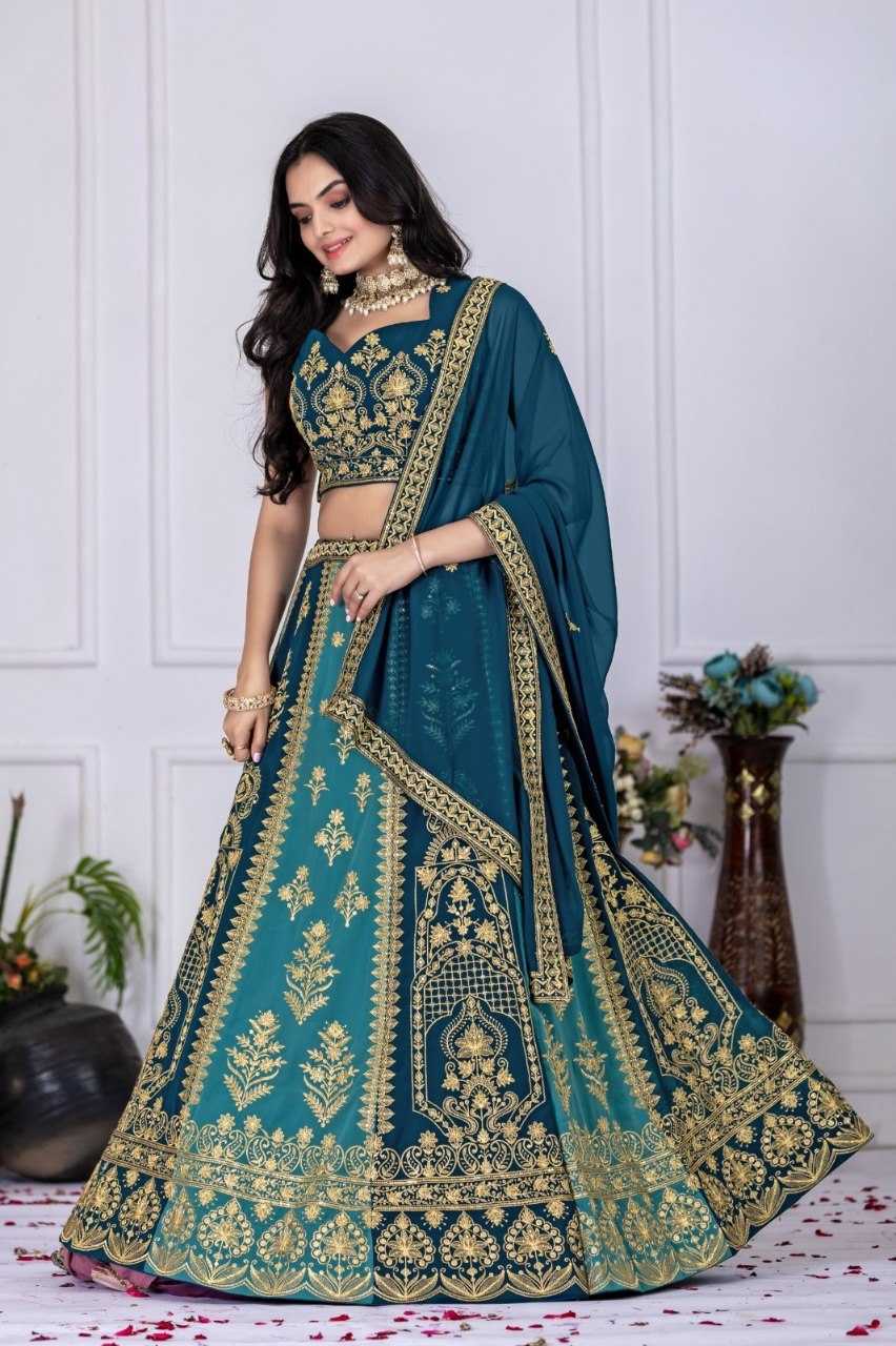 Faux Georgette Fancy Lehenga