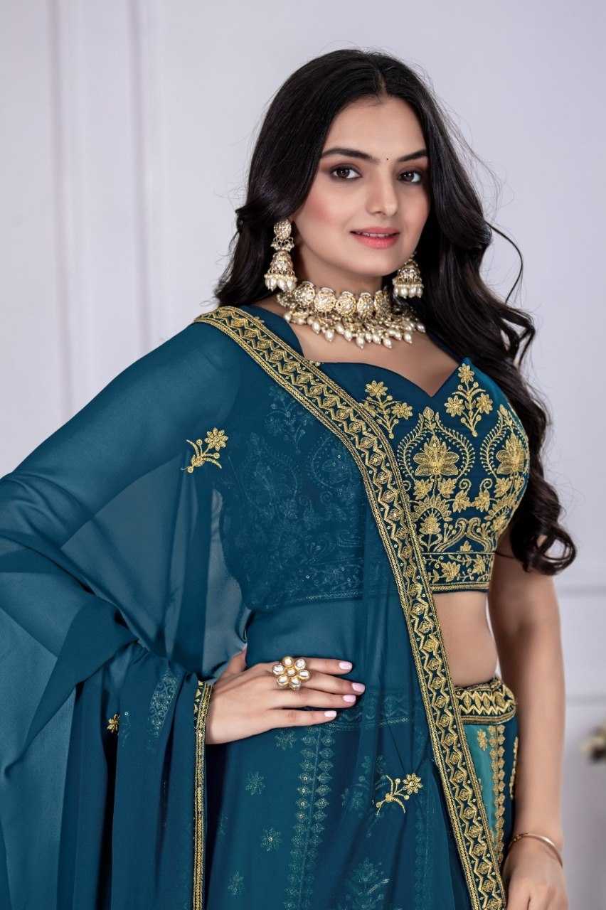 Faux Georgette Fancy Lehenga