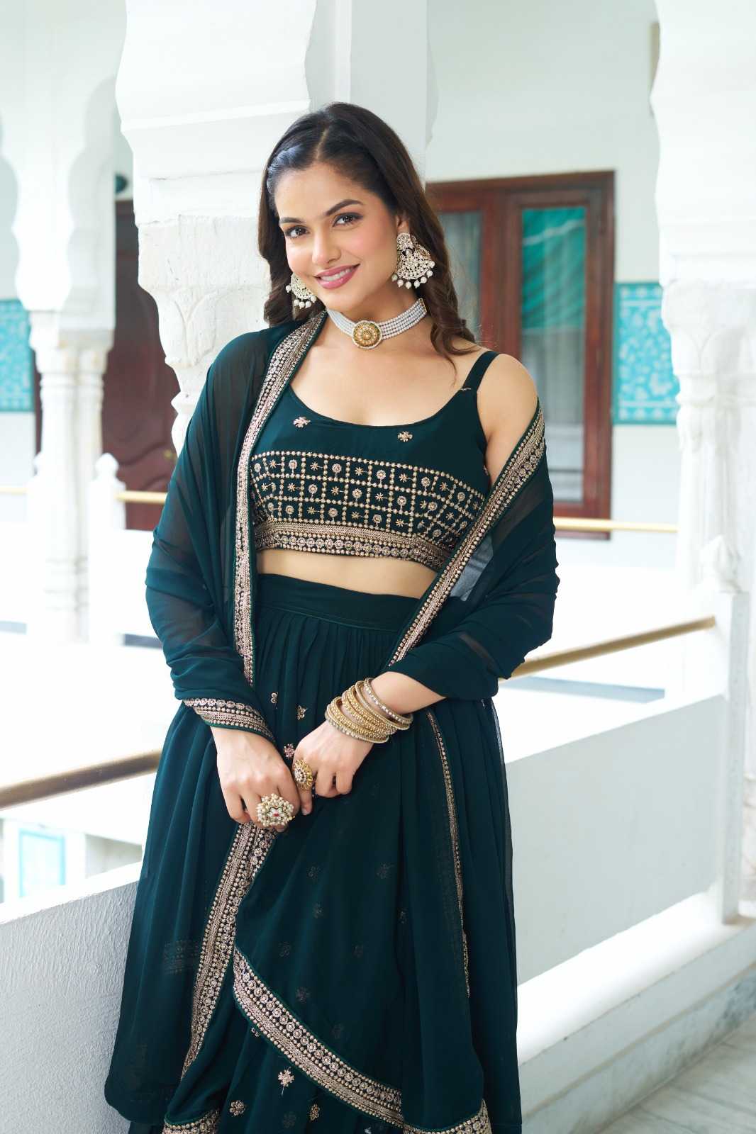 Faux Georgette Designer Lehenga 1120