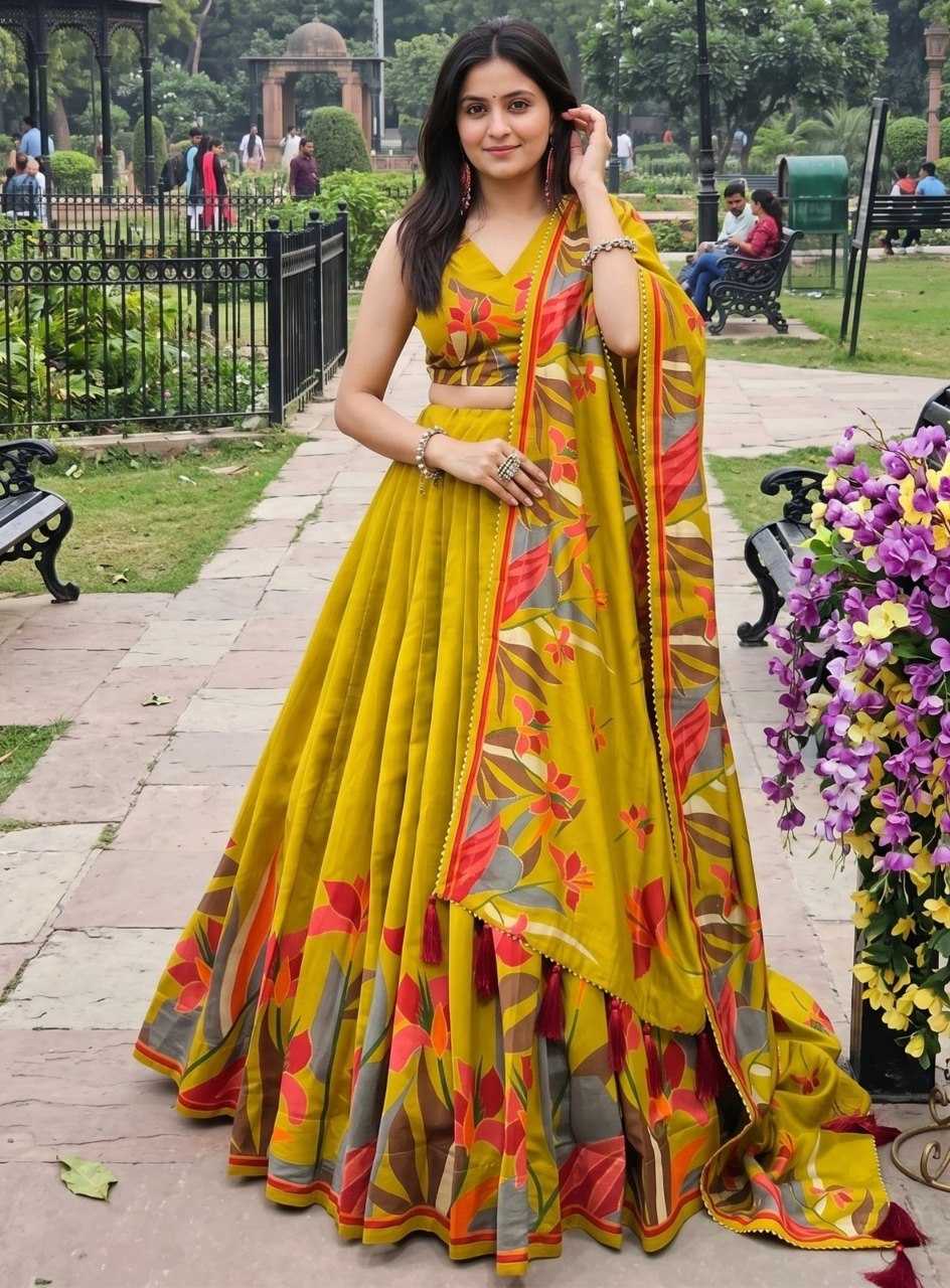 Tussar Silk Fancy Lehenga