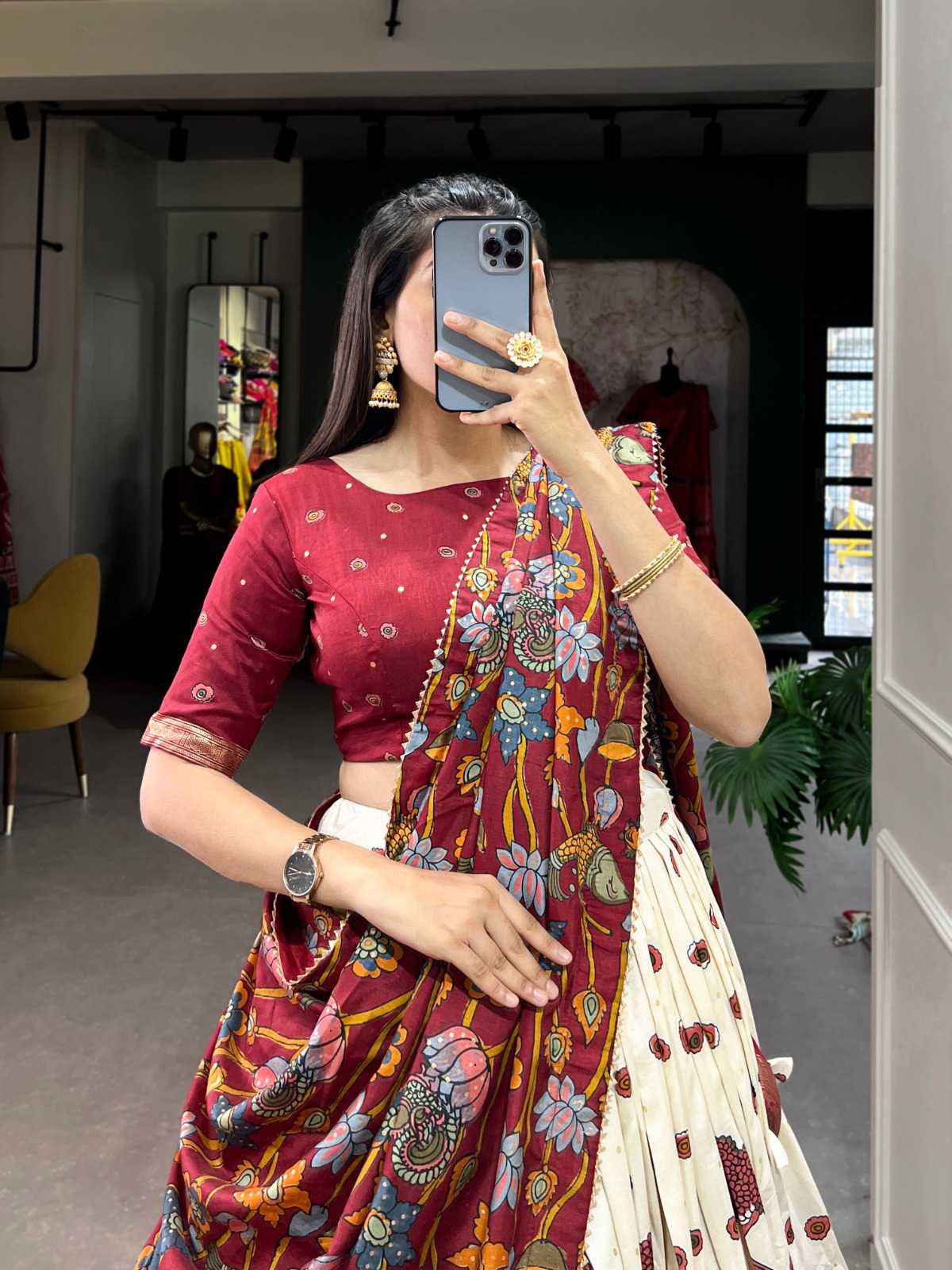 Tussar Silk Designer Lehenga