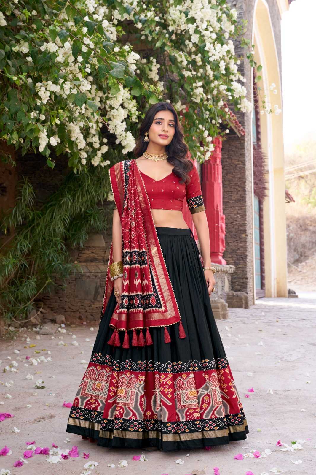 Tussar Silk Designer Lehenga