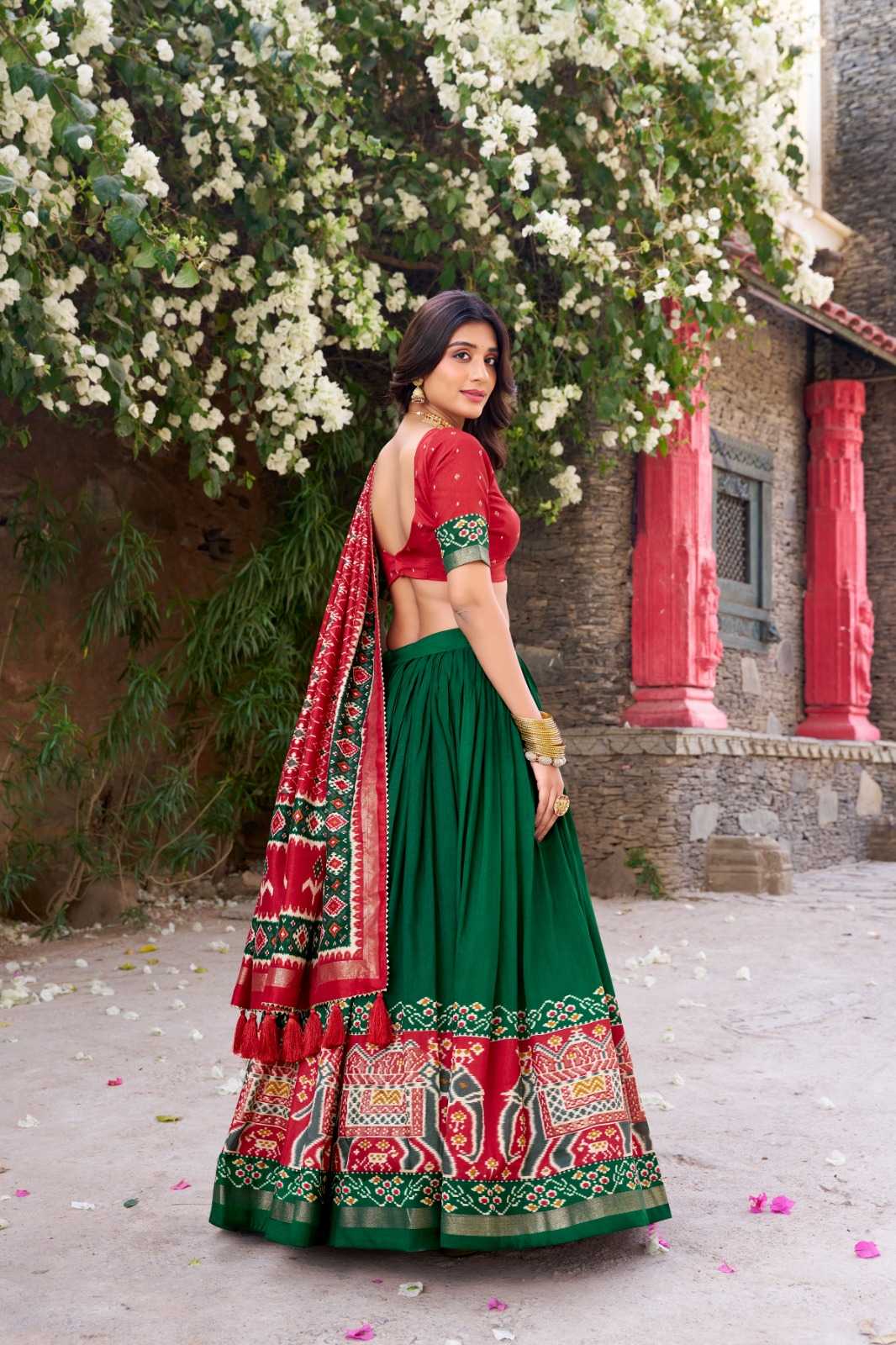 Tussar Silk Designer Lehenga