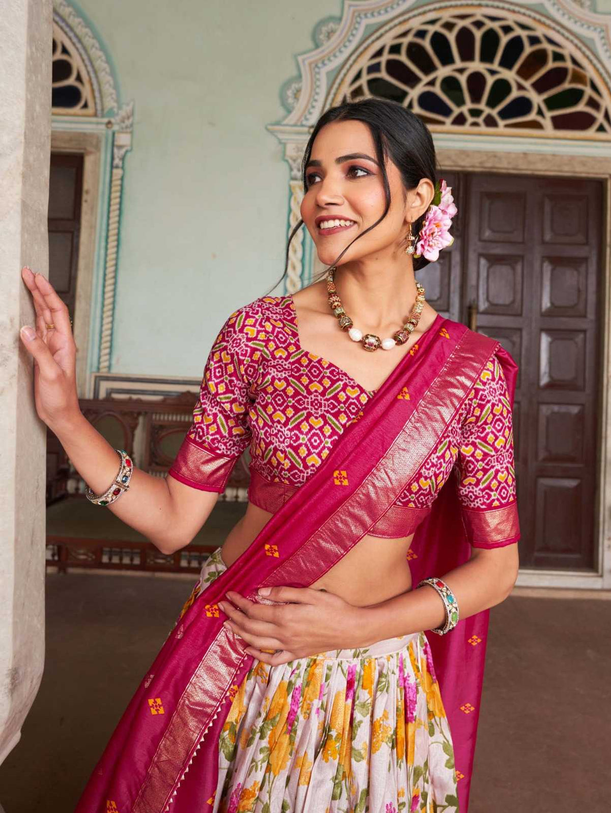 Falguni Tussar Silk Traditional Lehenga