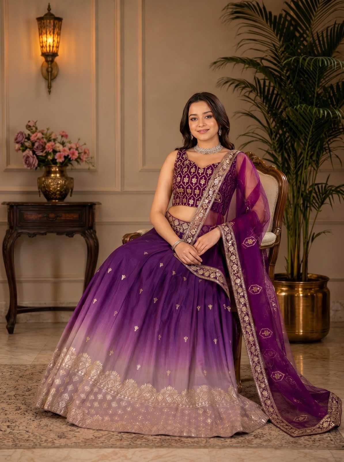Heavy Silk Designer Lehenga