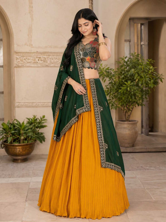 Heavy Silk Designer Lehenga