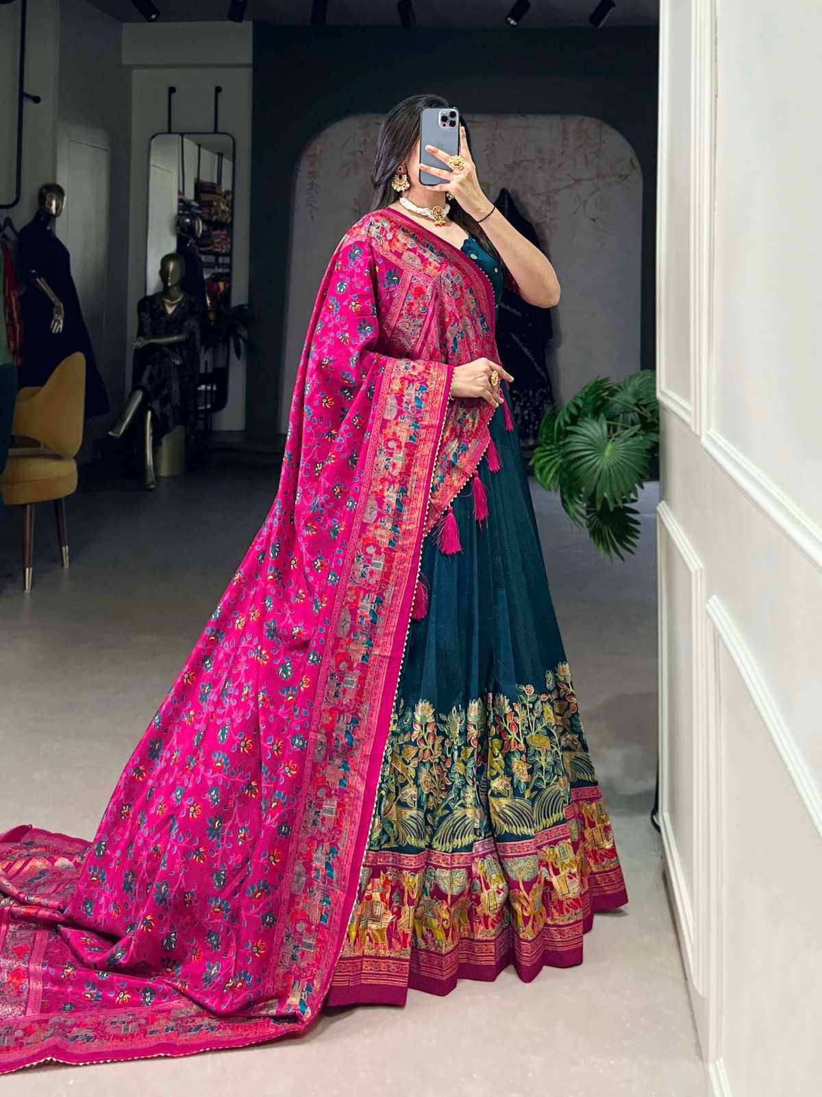 Tussar Silk Fancy Lehenga
