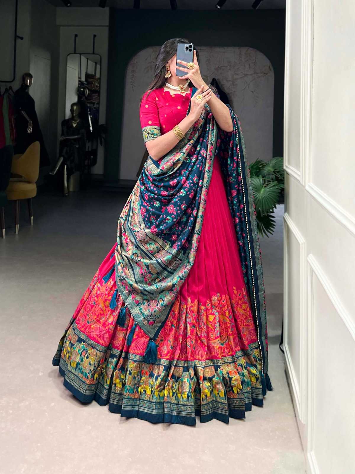 Tussar Silk Fancy Lehenga