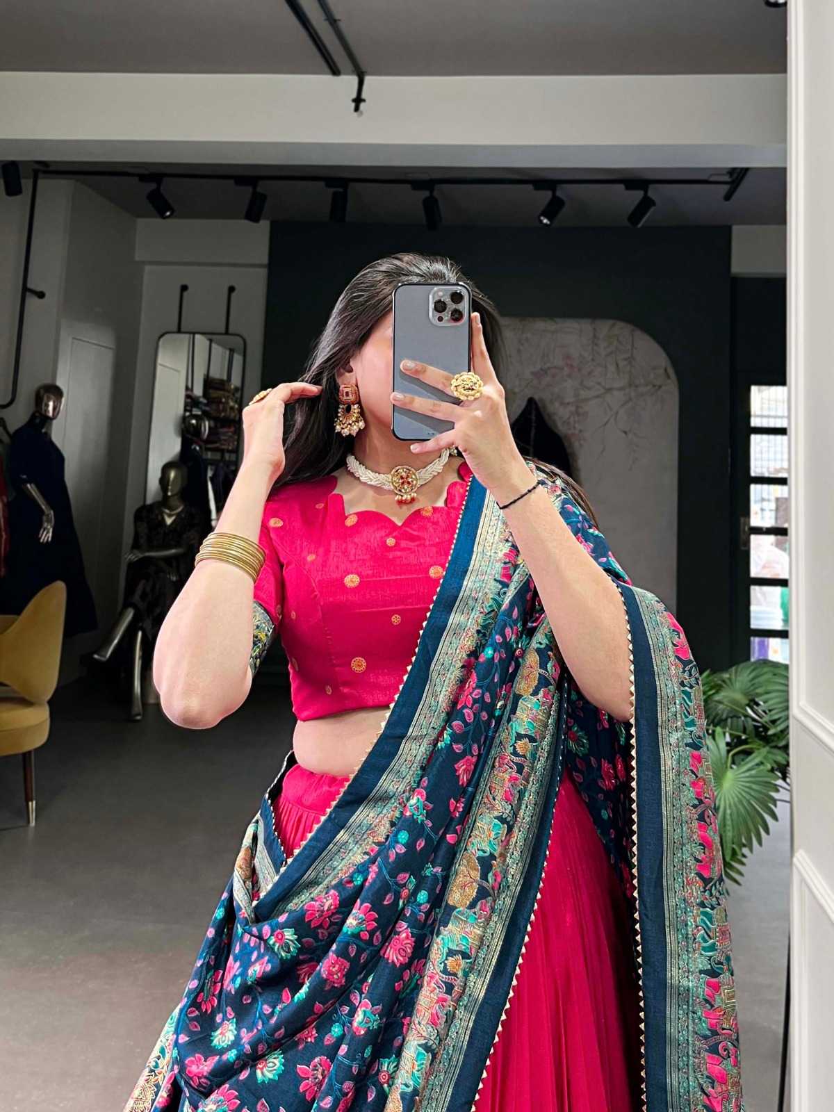 Tussar Silk Fancy Lehenga