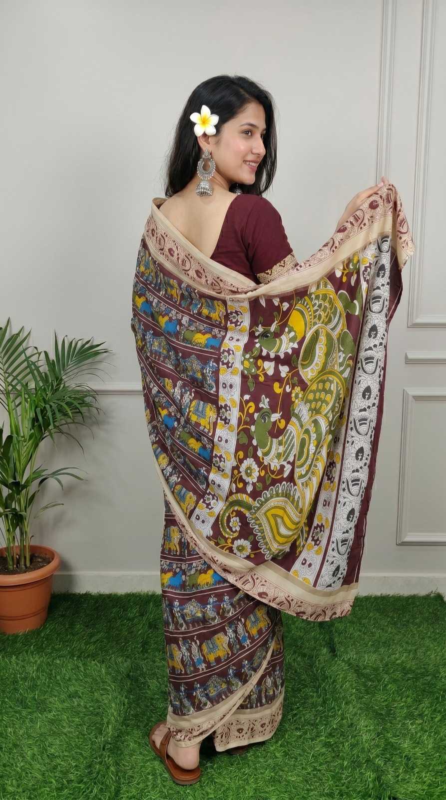 Soft Cotton Designer Saree