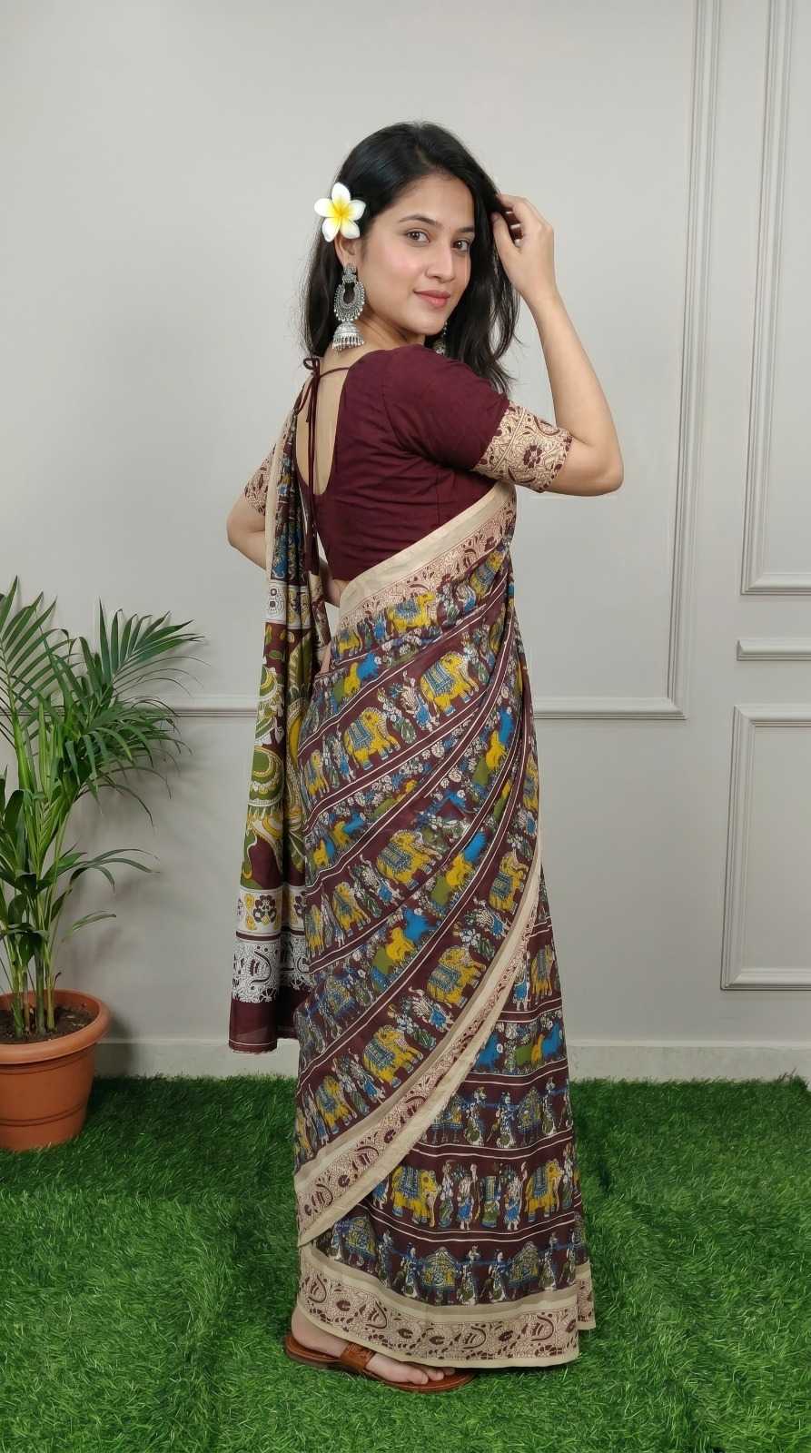Soft Cotton Designer Saree