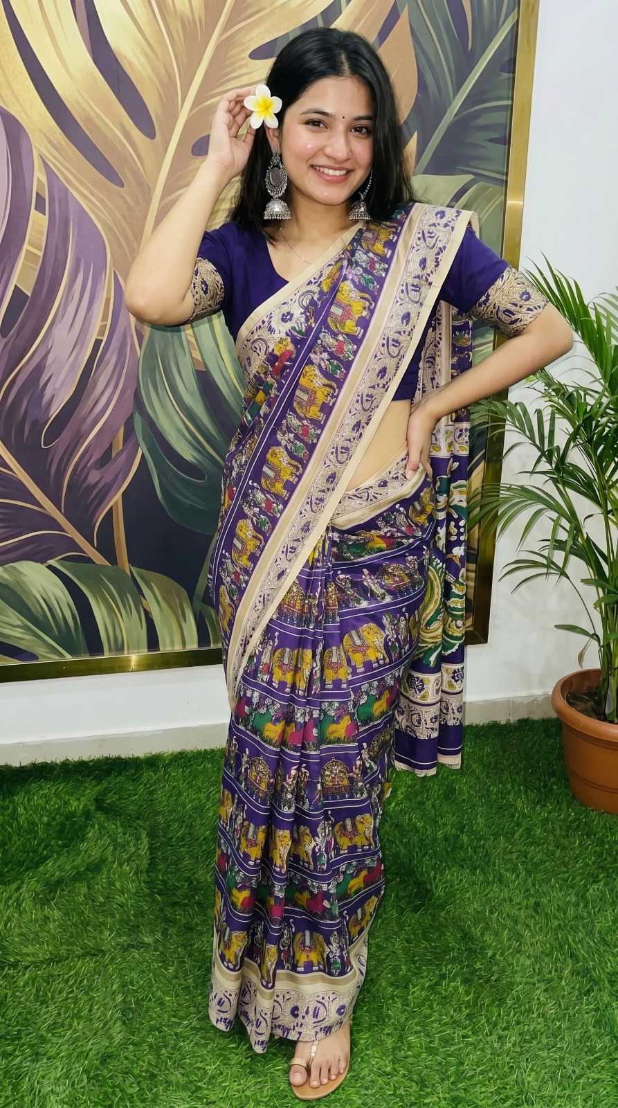 Soft Cotton Designer Saree
