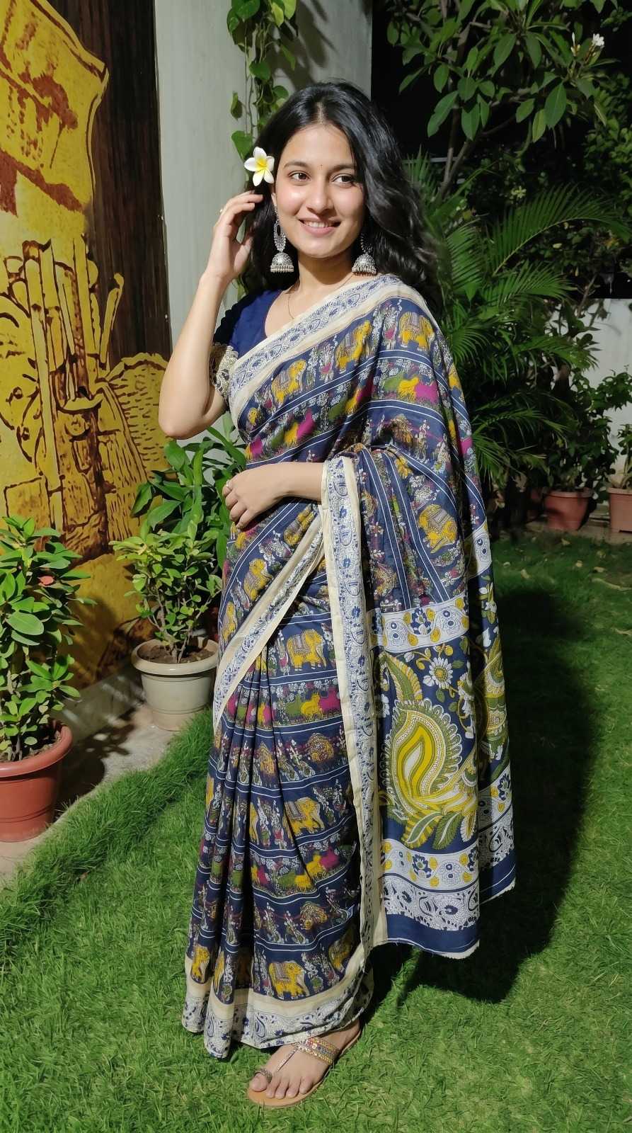 Soft Cotton Designer Saree