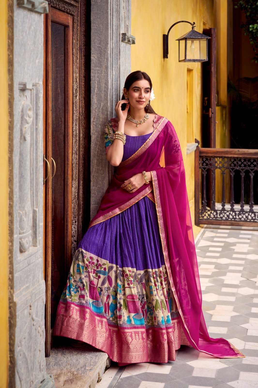 Tussar Silk Traditional Lehenga