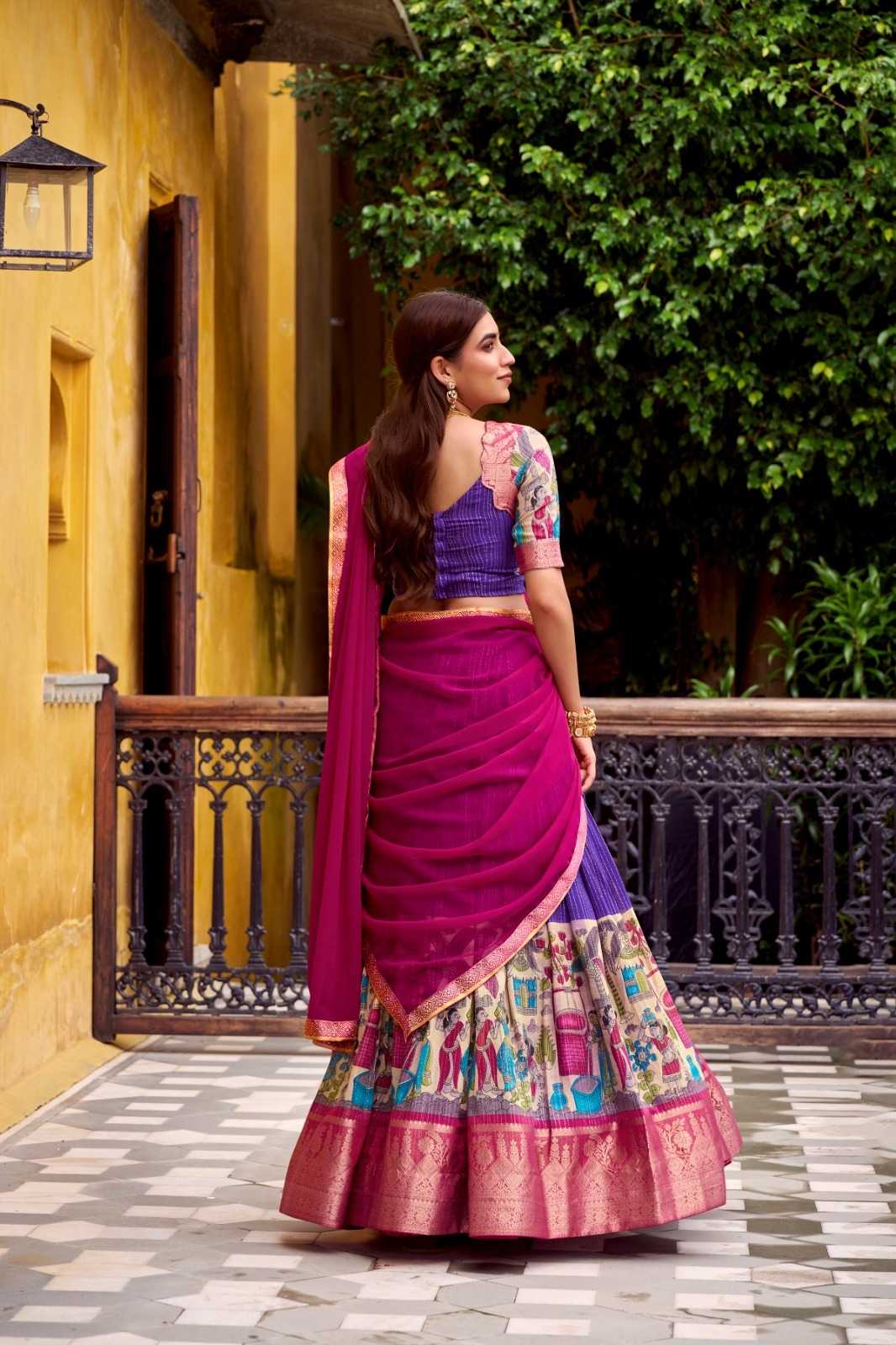 Tussar Silk Traditional Lehenga