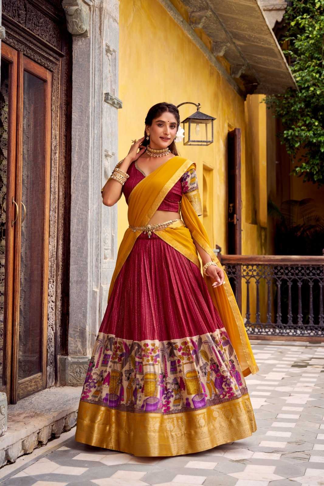 Tussar Silk Traditional Lehenga