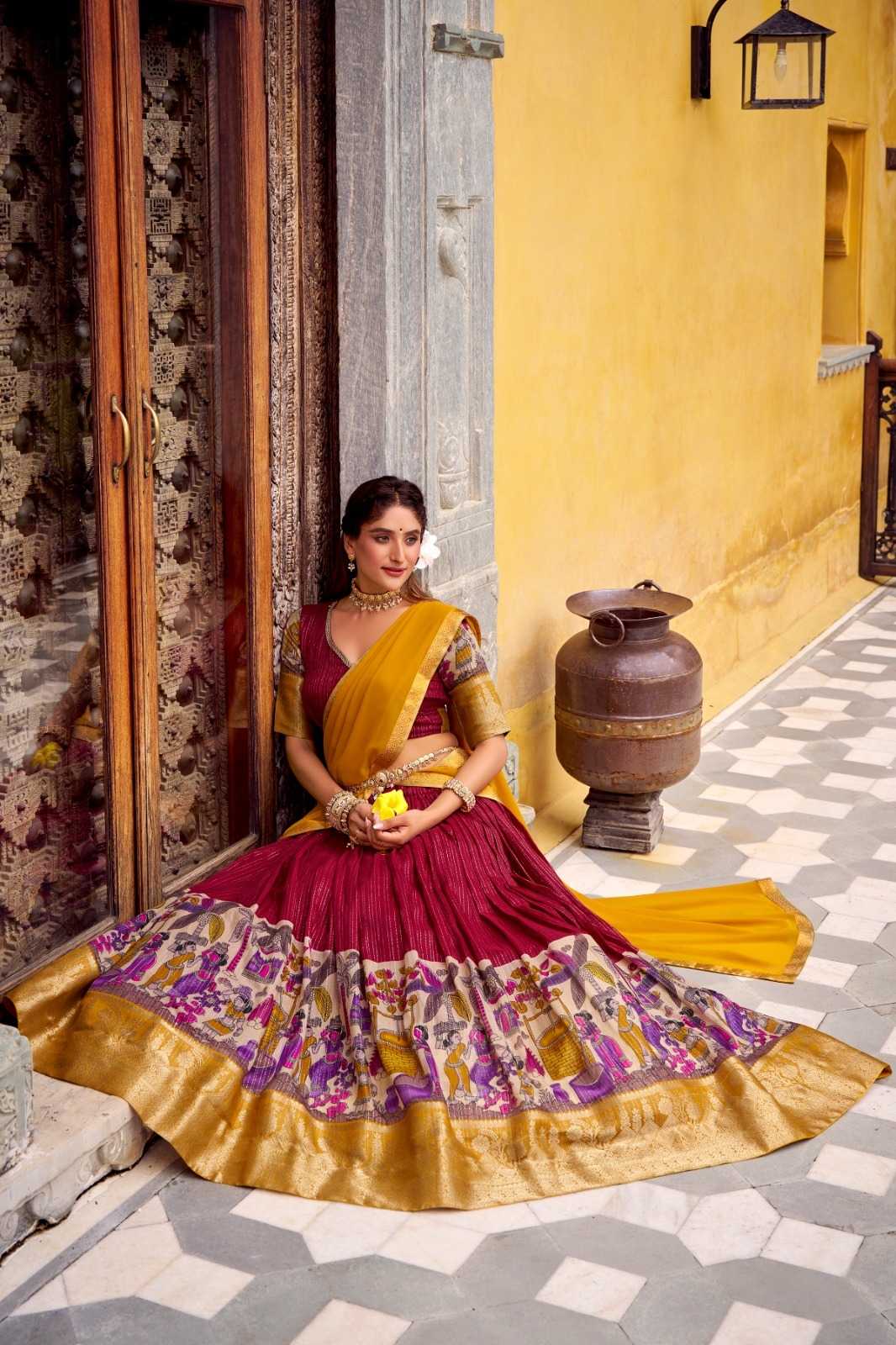 Tussar Silk Traditional Lehenga