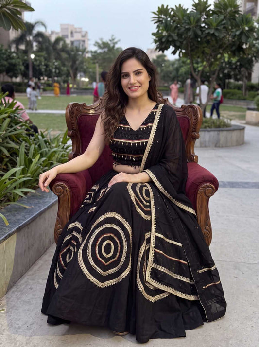 Sara Pure Cotton Designer Lehenga