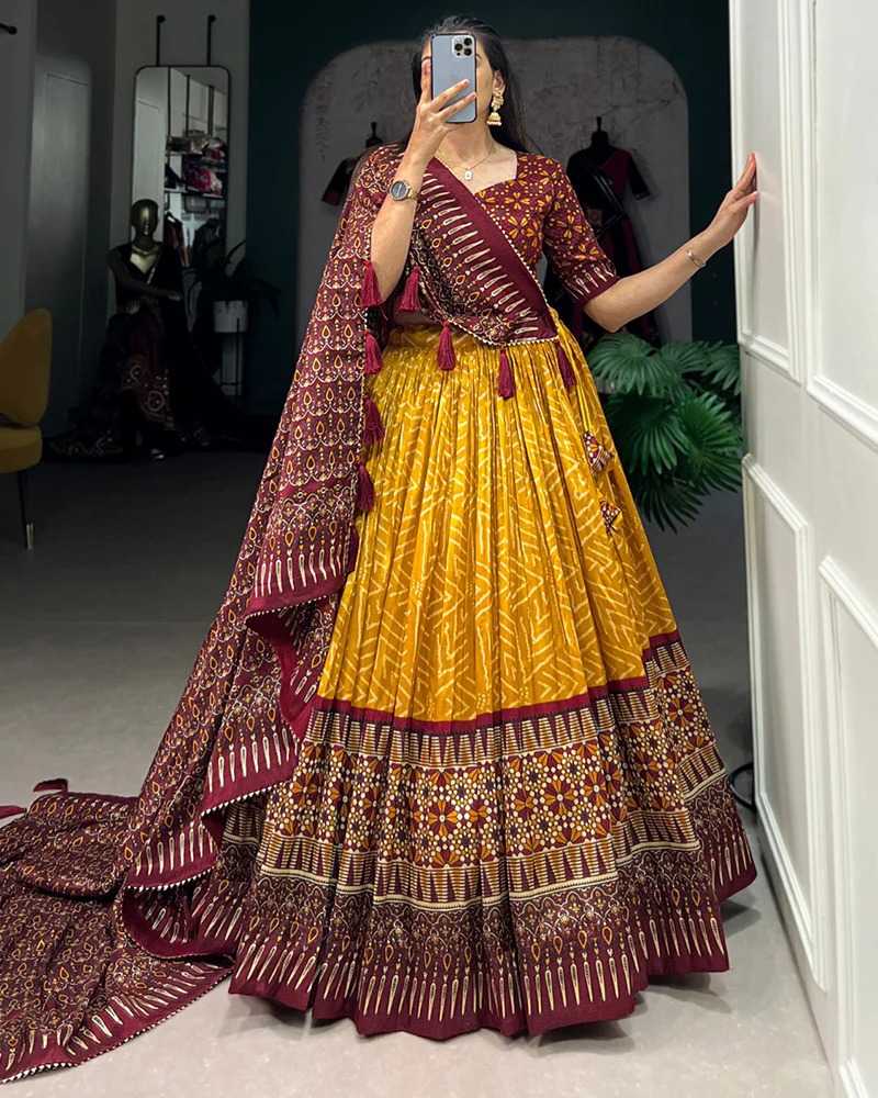 Tussar Silk Fancy Lehenga