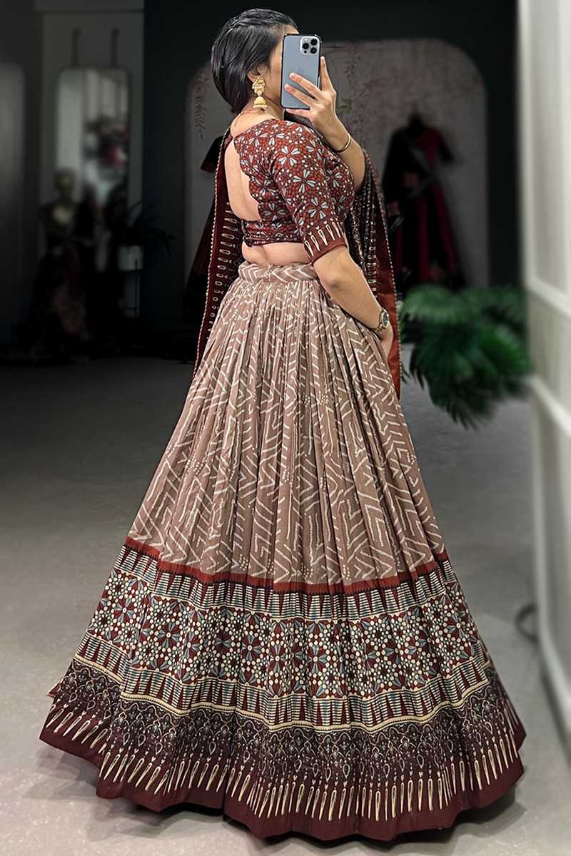 Tussar Silk Fancy Lehenga