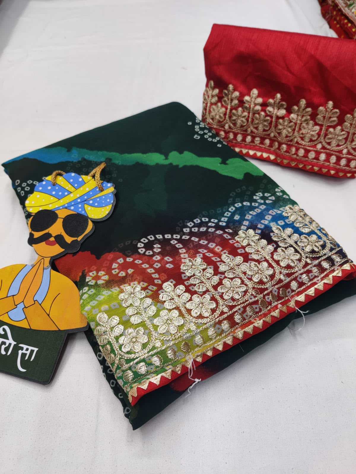 Leheriya Saree