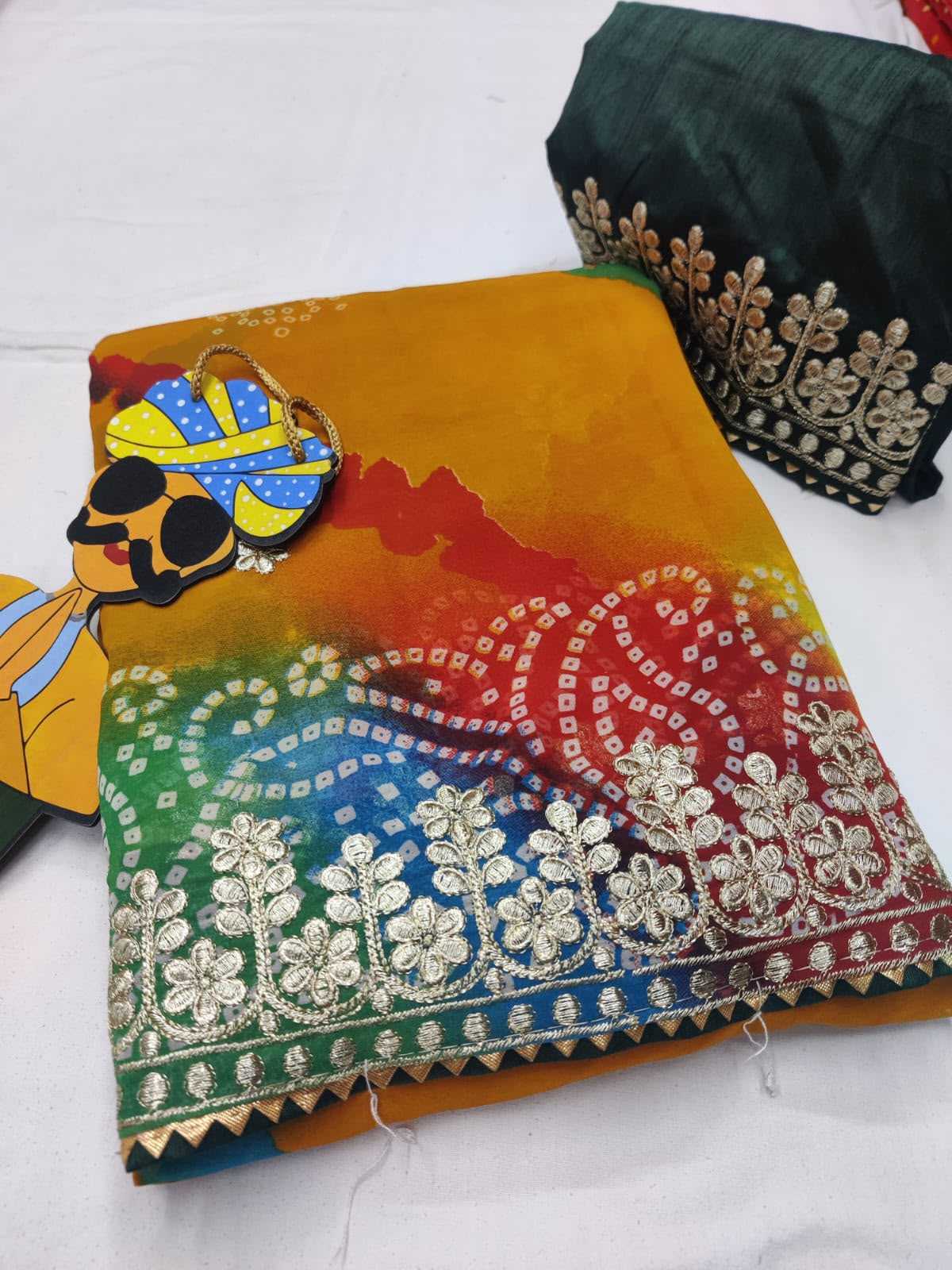 Leheriya Saree