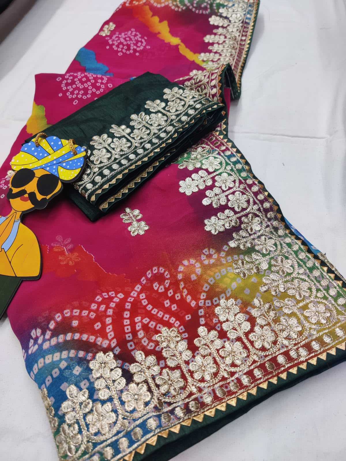 Leheriya Saree