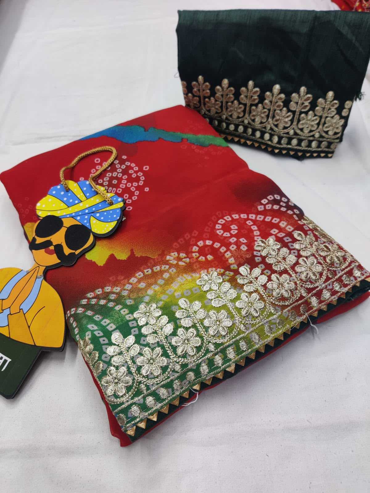 Leheriya Saree