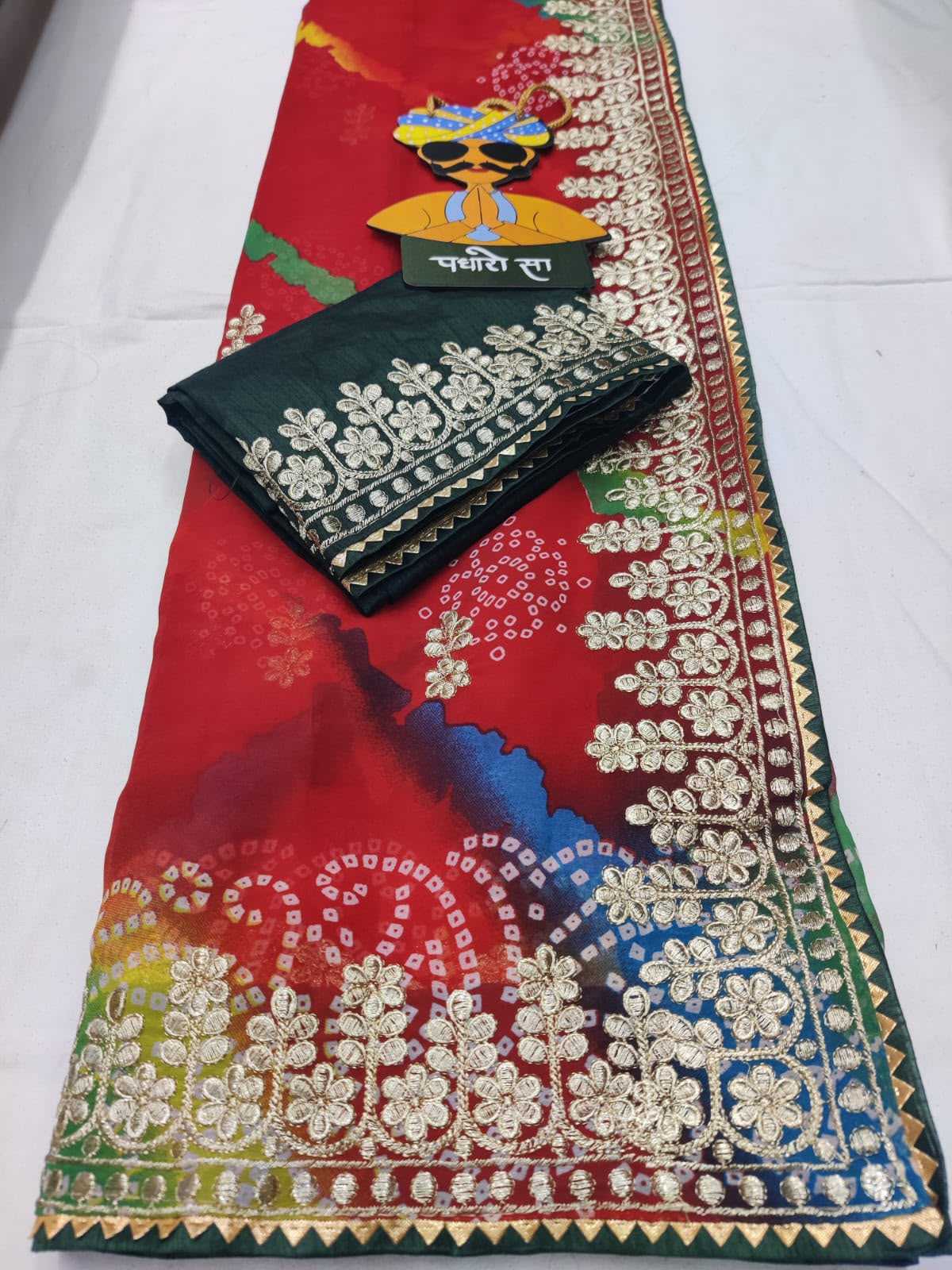 Leheriya Saree