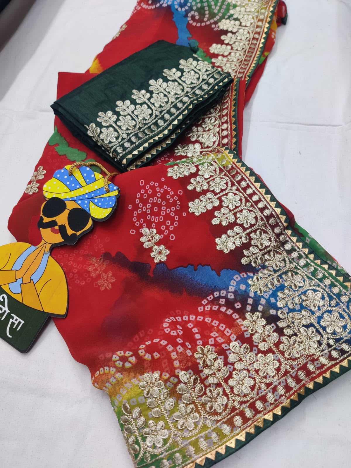 Leheriya Saree