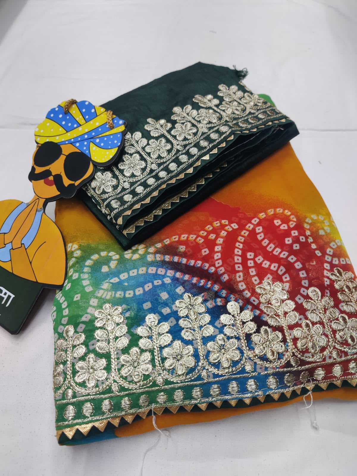 Leheriya Saree
