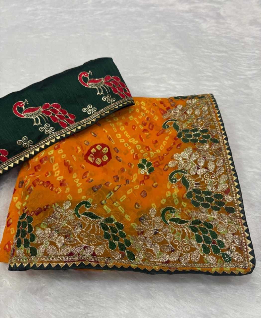 Embroidered Saree
