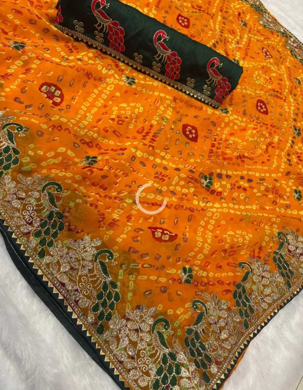 Embroidered Saree