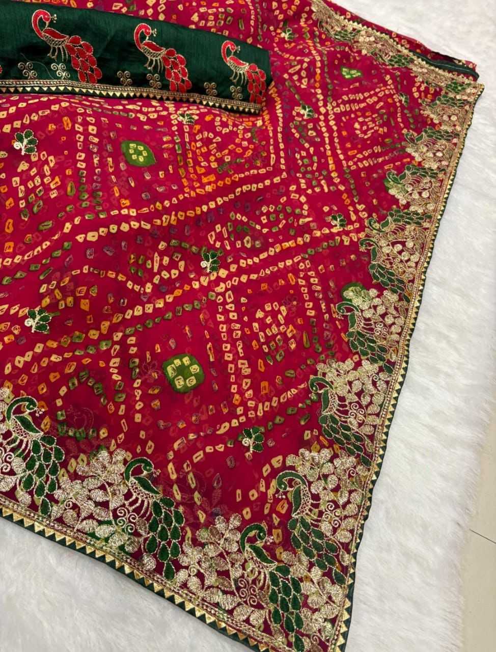 Embroidered Saree