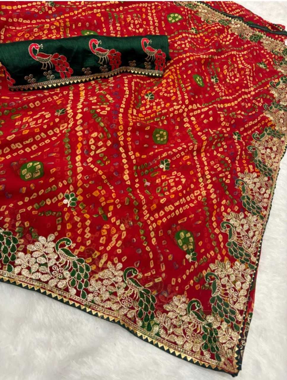 Embroidered Saree
