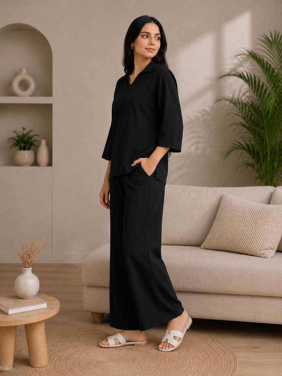 Crush Silk Co-ord Set