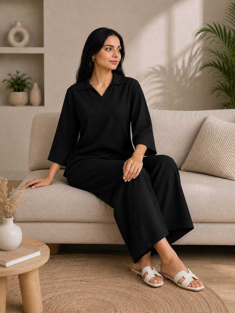 Crush Silk Co-ord Set