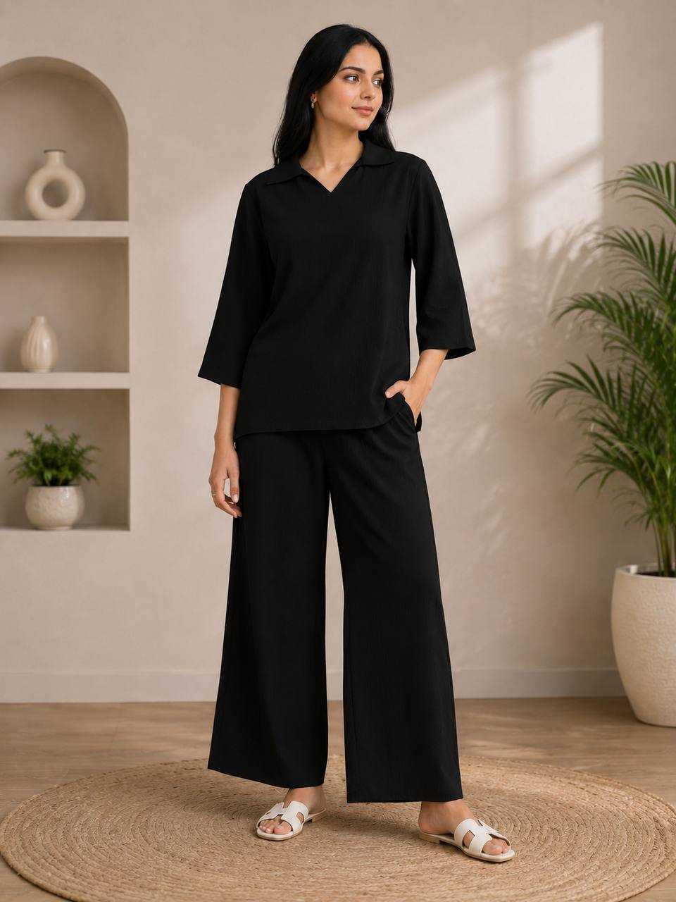 Crush Silk Co-ord Set