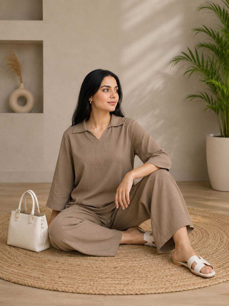 Crush Silk Co-ord Set