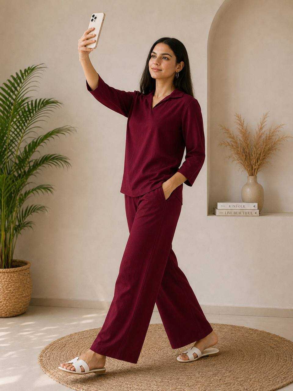 Crush Silk Co-ord Set