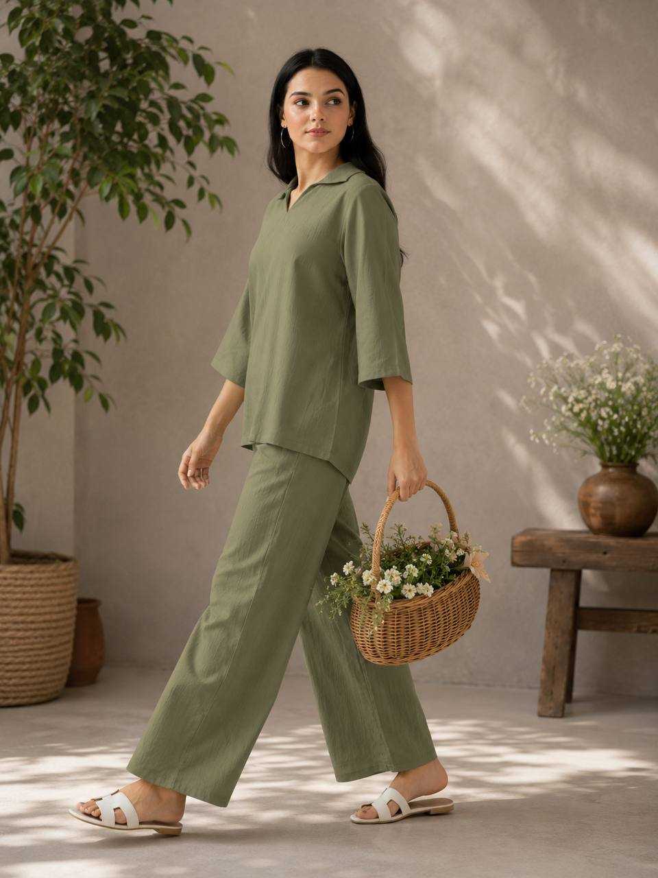 Crush Silk Co-ord Set