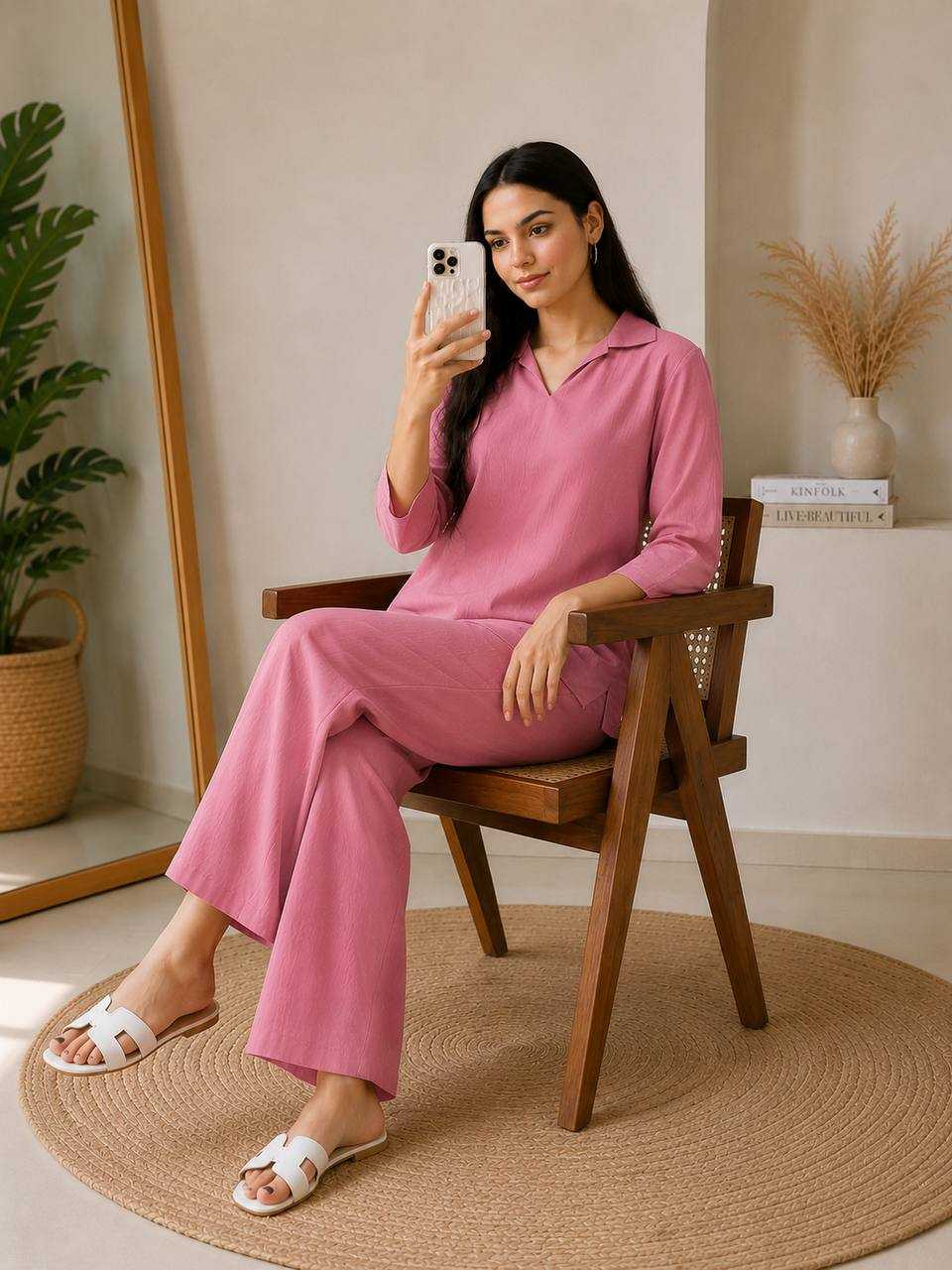 Crush Silk Co-ord Set