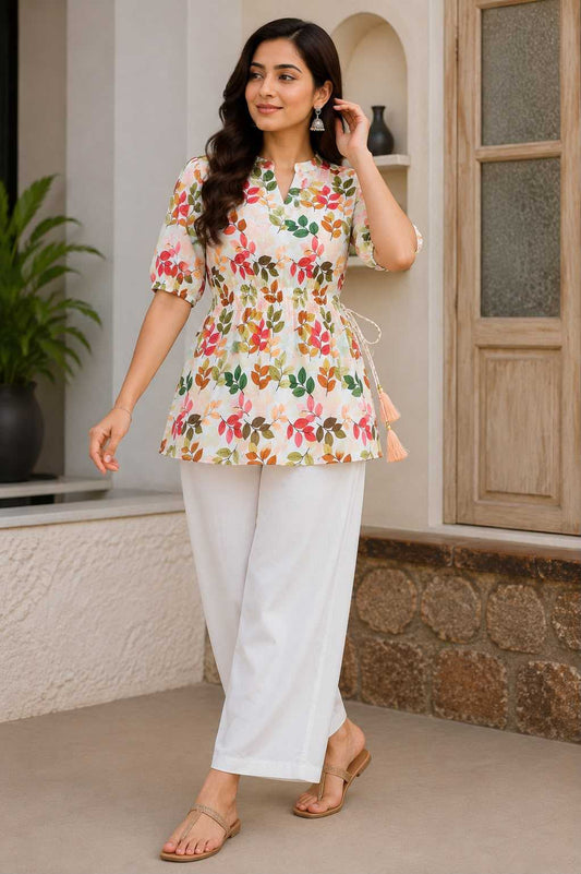 Sarika-multipaan Rayon Co-ord Set