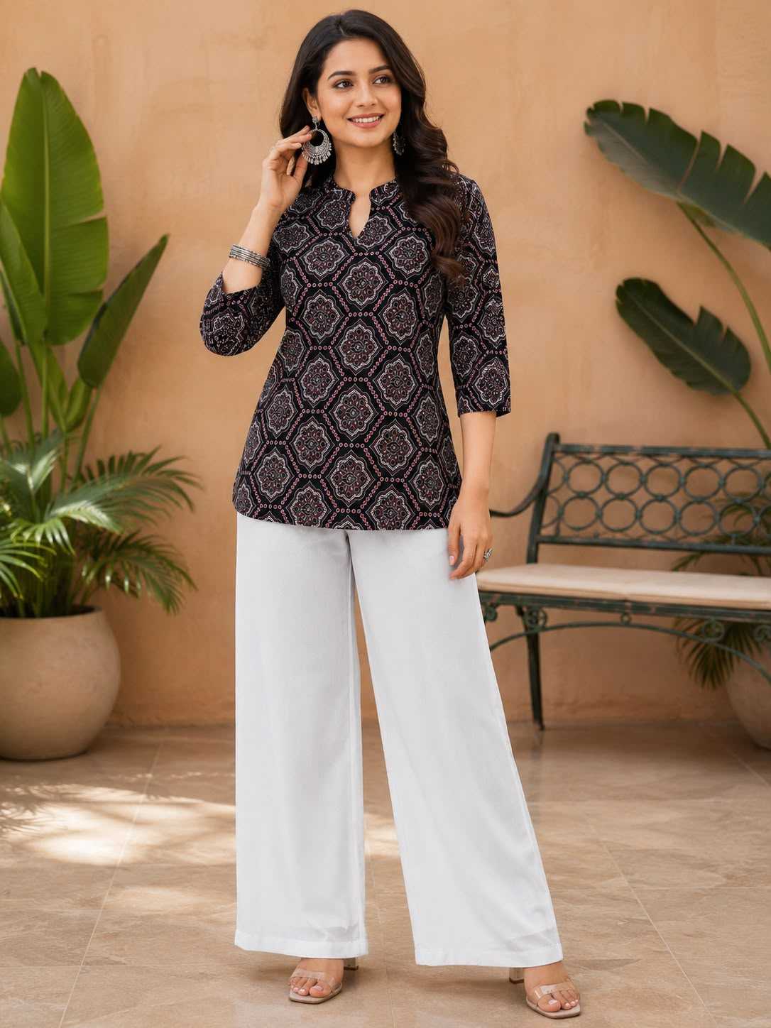 Square Rayon Co-ord Set